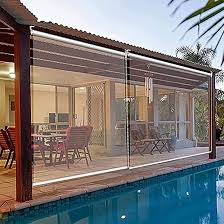 Zipper Track Clear Blinds